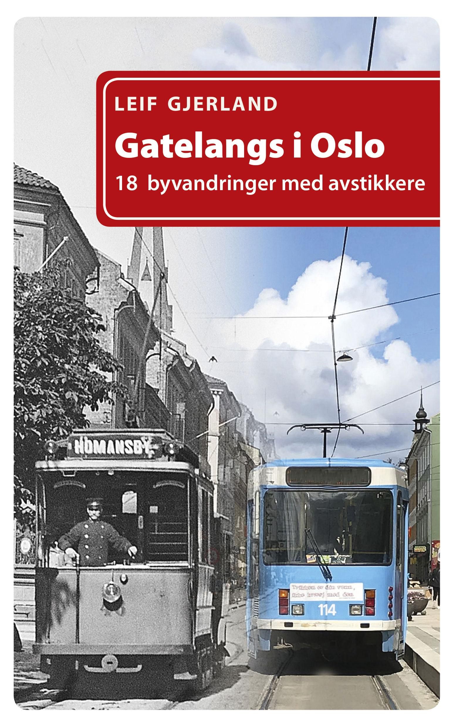 "Gatelangs i Oslo - 18 byvandringer med avstikkere" av Leif Gjerland
