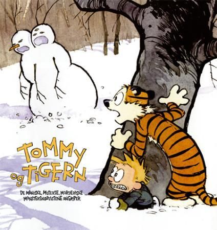 "De maniske, muterte, morderiske monstersnøbeistene angriper - en Tommy og Tigern-samling" av Bill Watterson