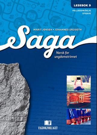 "Saga 9, d-bok - Lesebok : norsk for ungdomstrinnet" av Marit Jensen
