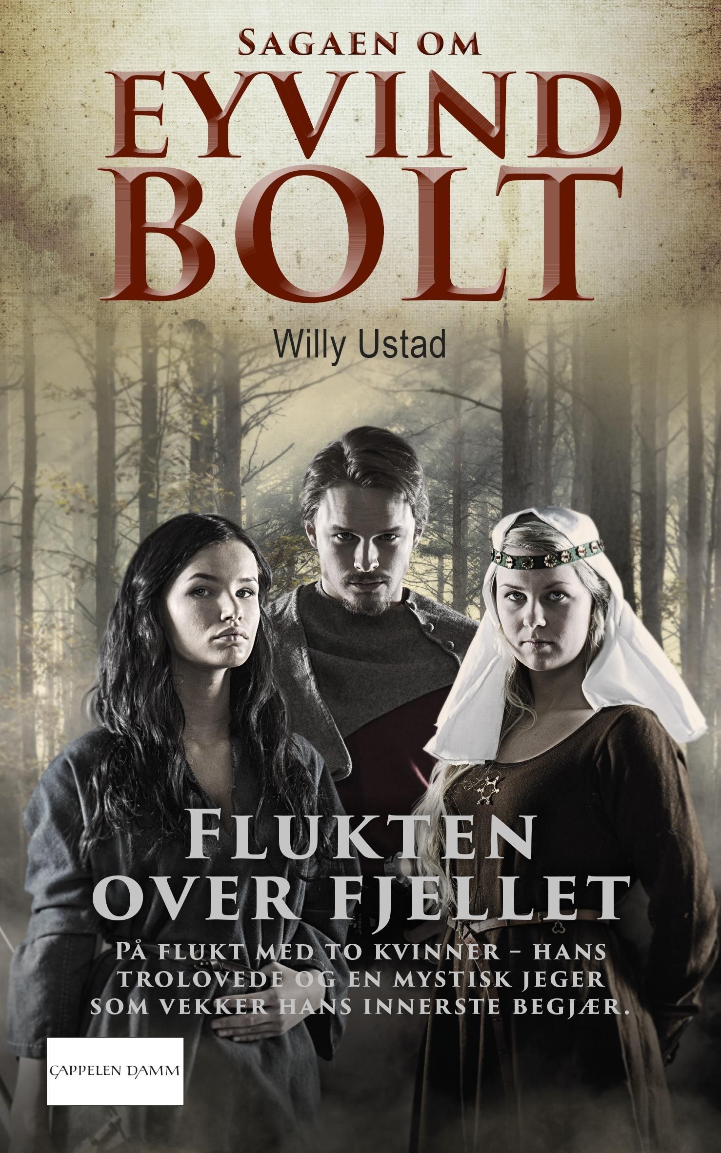 "Flukten over fjellet" av Willy Ustad
