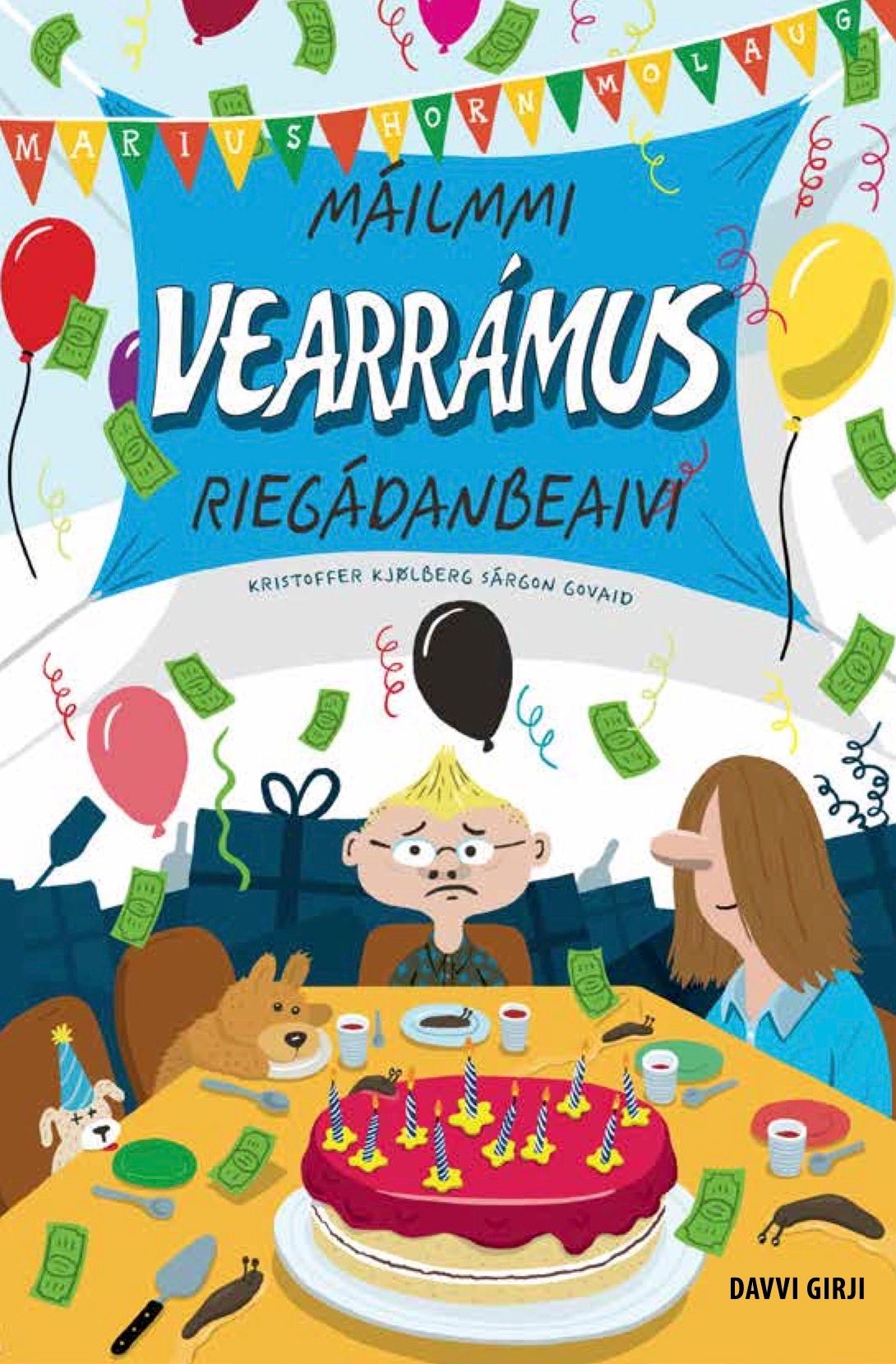 "Máilmmi vearrámus riegádanbeaivi" av Marius Horn Molaug
