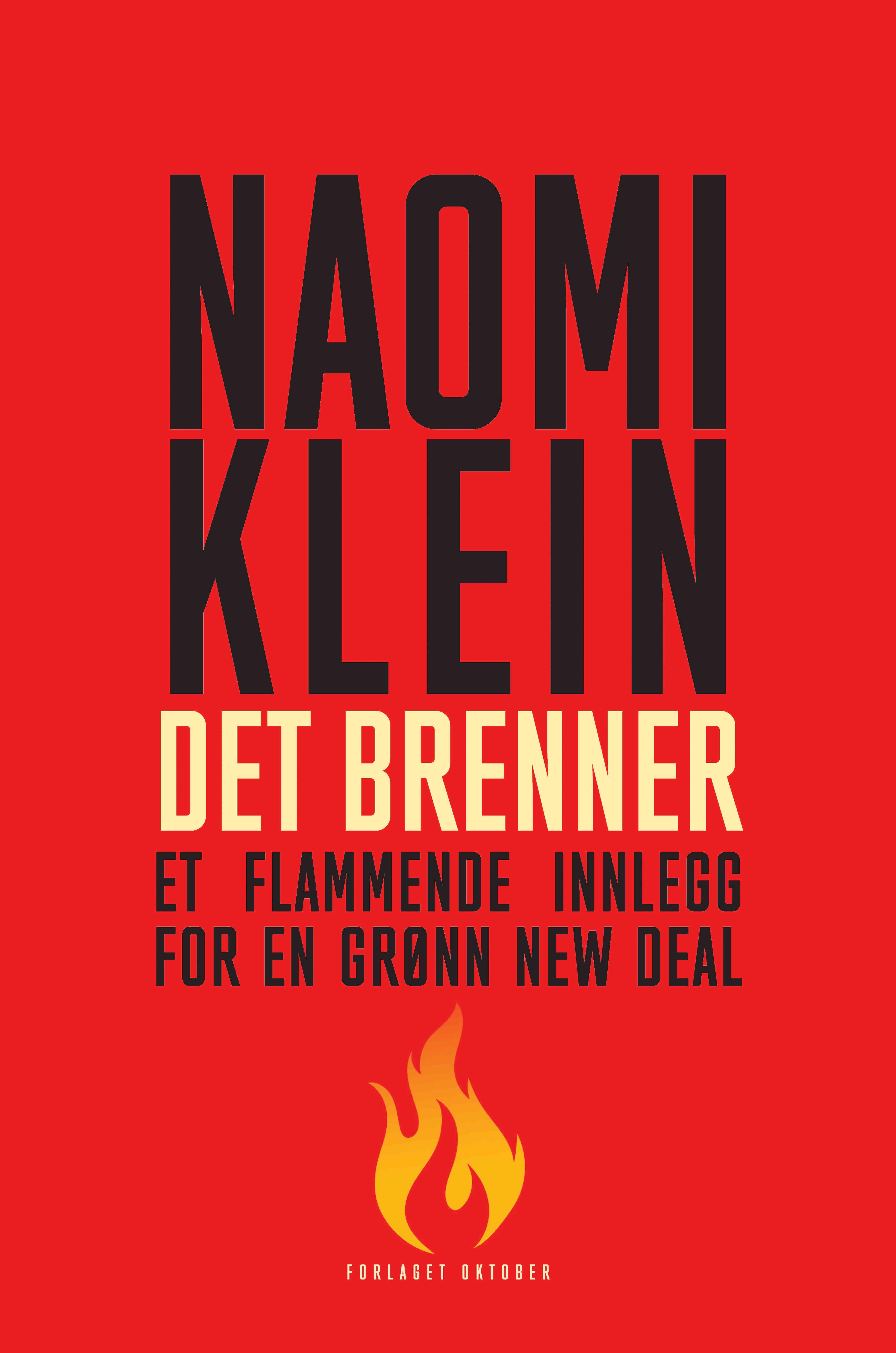 "Det brenner - et flammende innlegg for en grønn new deal" av Naomi Klein