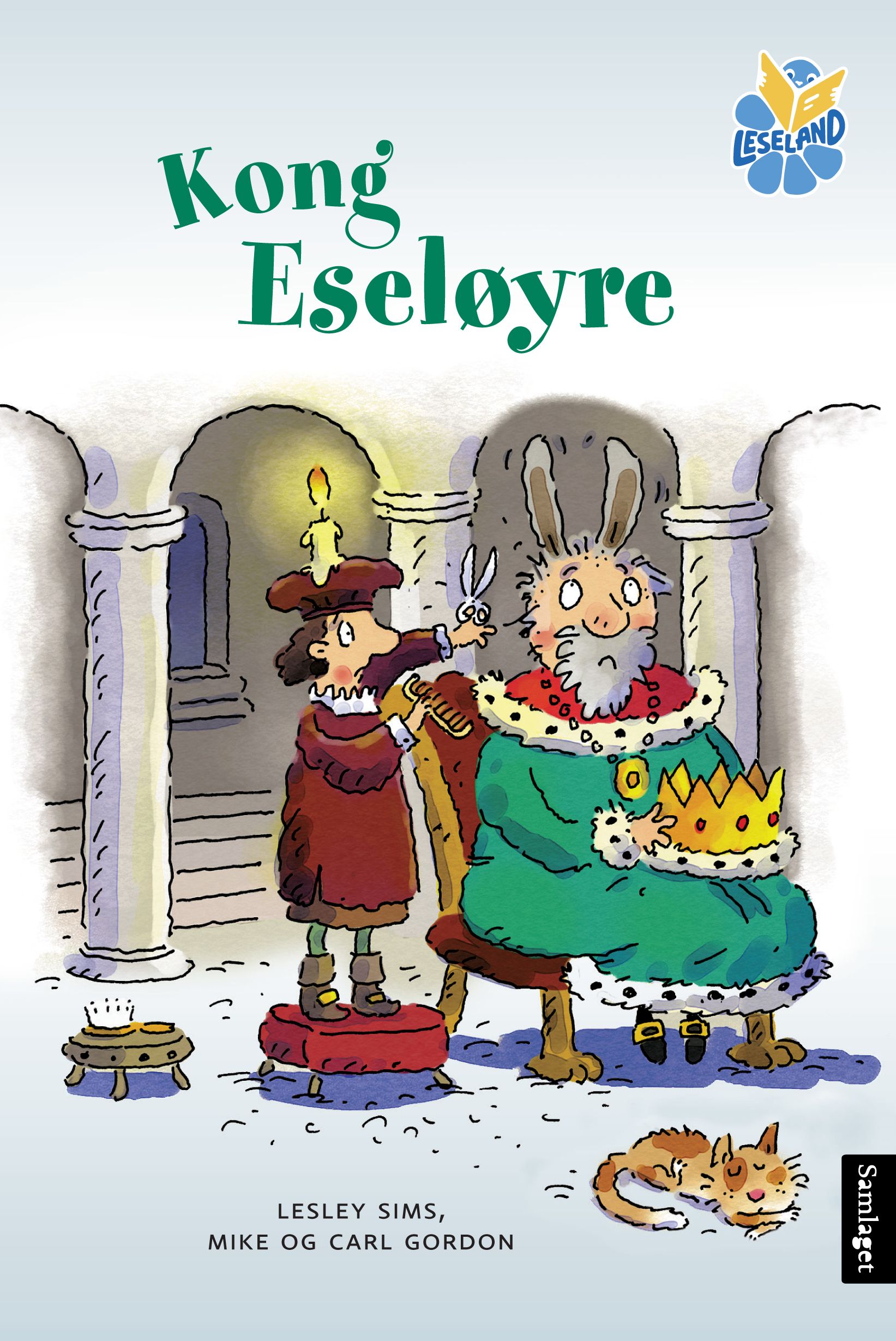 "Kong Eseløyre" av Lesley Sims
