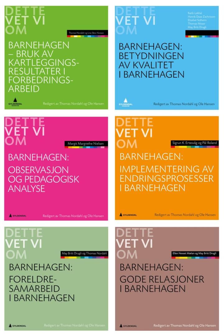 "Dette vet vi om barnehagen - samlepakke 1" av Thomas Nordahl