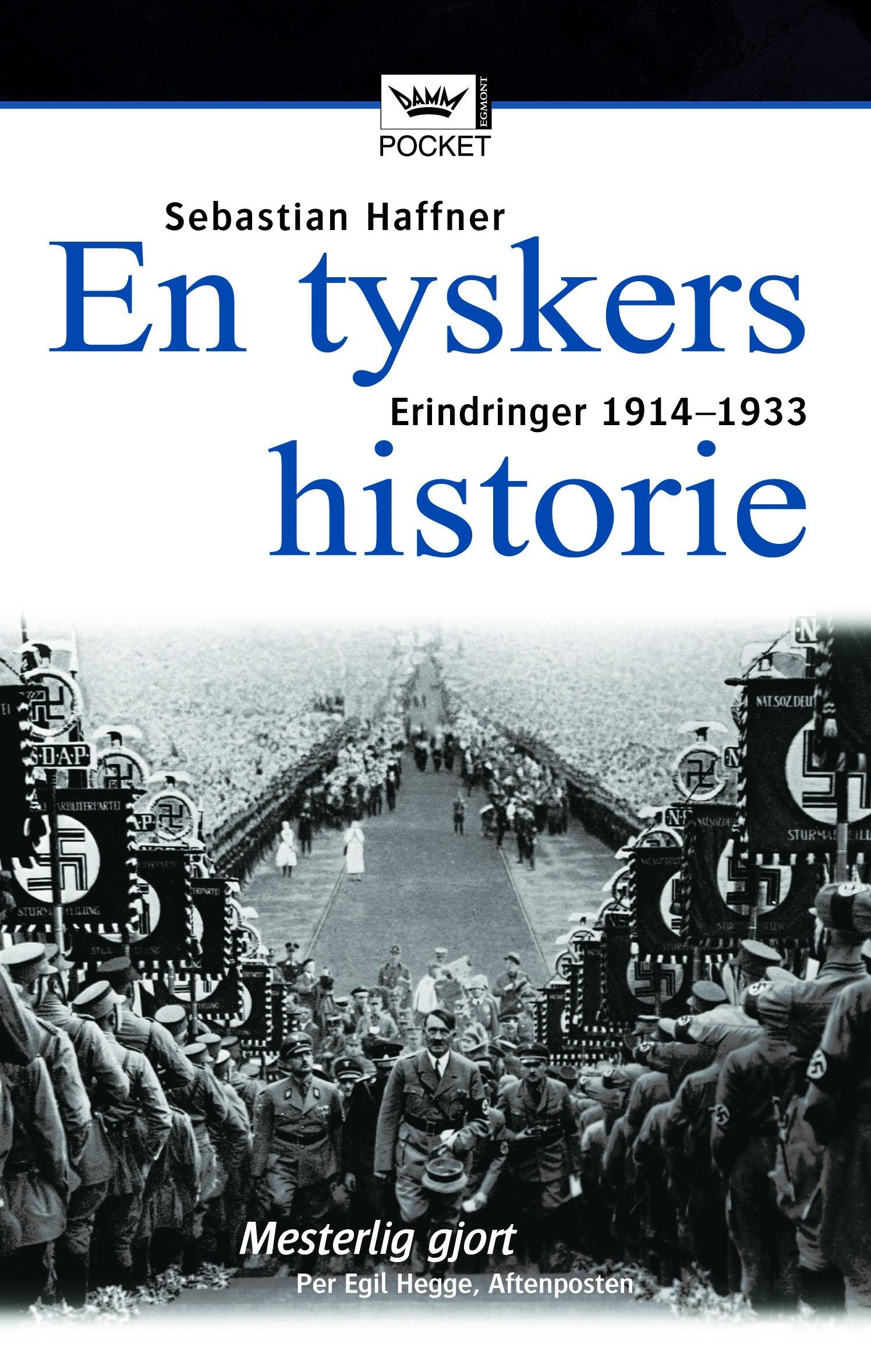 "En tyskers historie - erindringer 1914-1933" av Sebastian Haffner