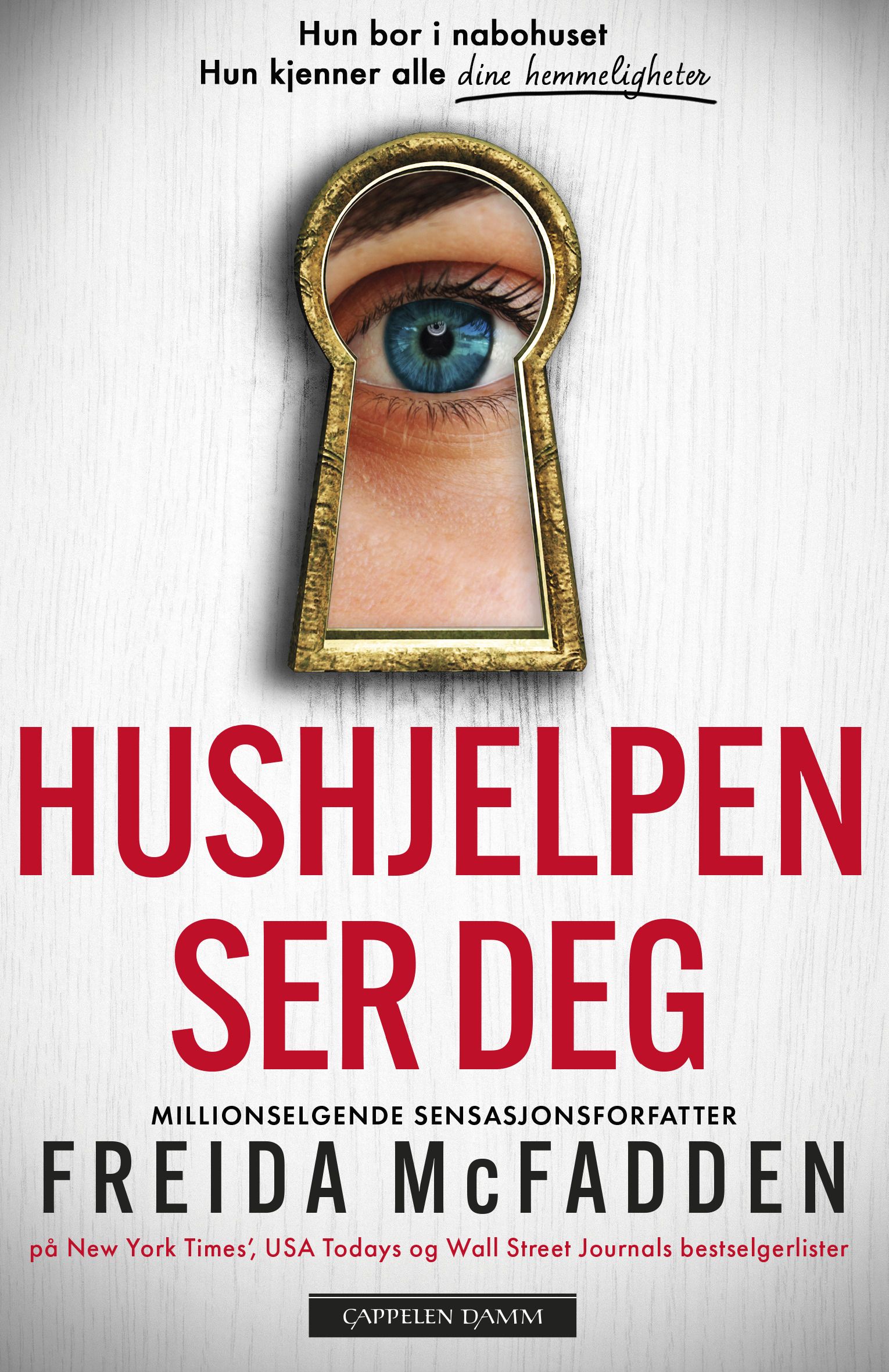 "Hushjelpen ser deg" av Freida McFadden