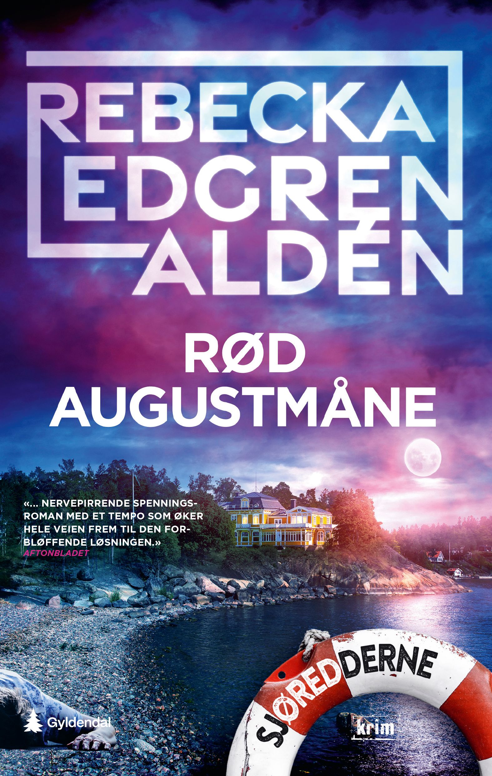"Rød augustmåne" av Rebecka Edgren Aldén
