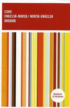 "Core engelsk norsk / norsk-engelsk ordbok" 