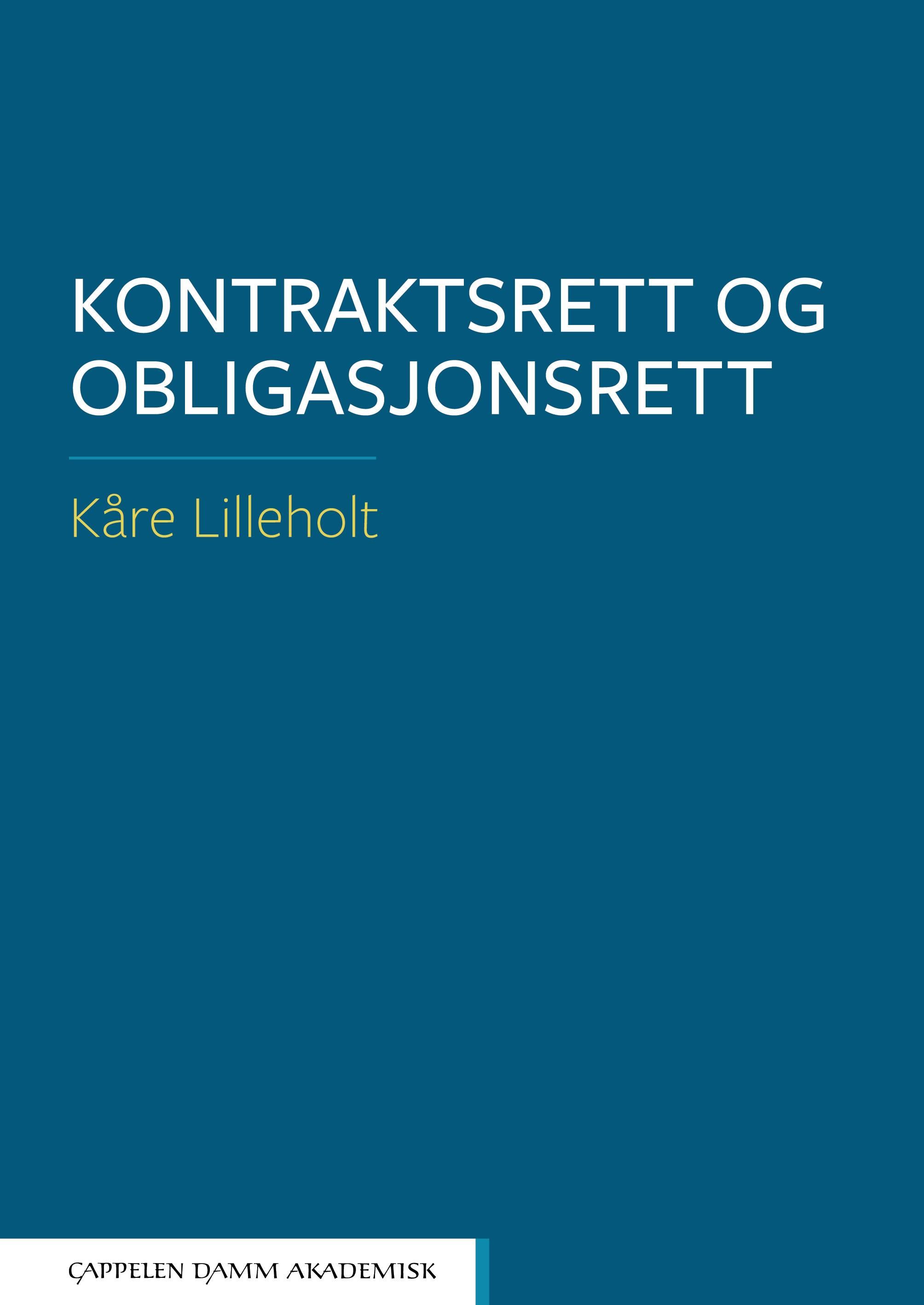 "Kontraktsrett og obligasjonsrett" av Kåre Lilleholt