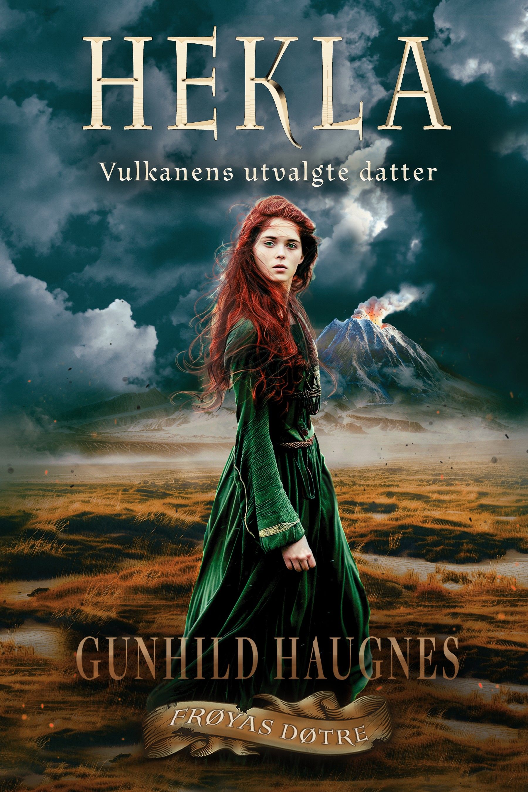 "Hekla - vulkanens utvalgte datter" av Gunhild M. Haugnes