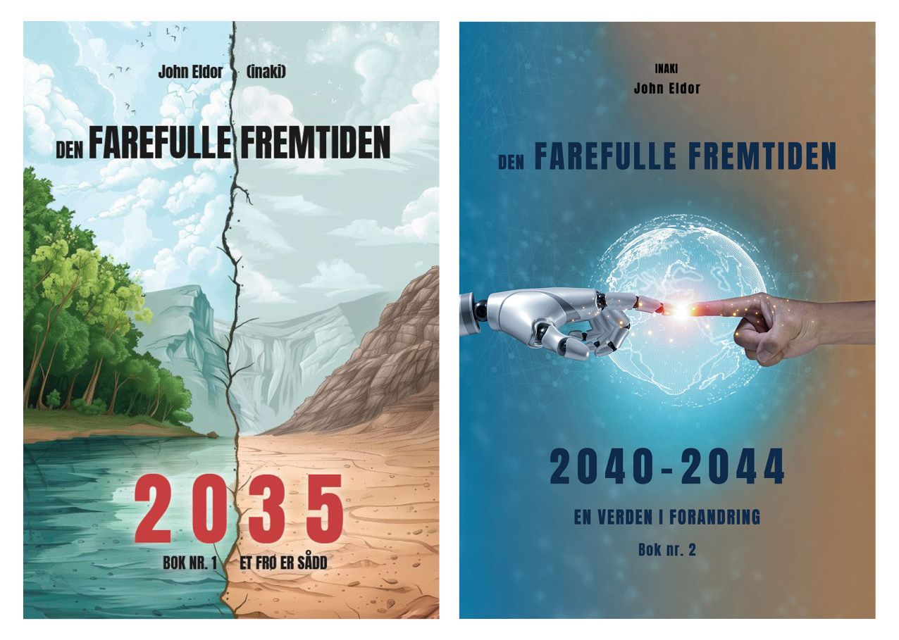 "Den farefulle fremtiden - Bok 1 og 2" av John Eldor Dahl