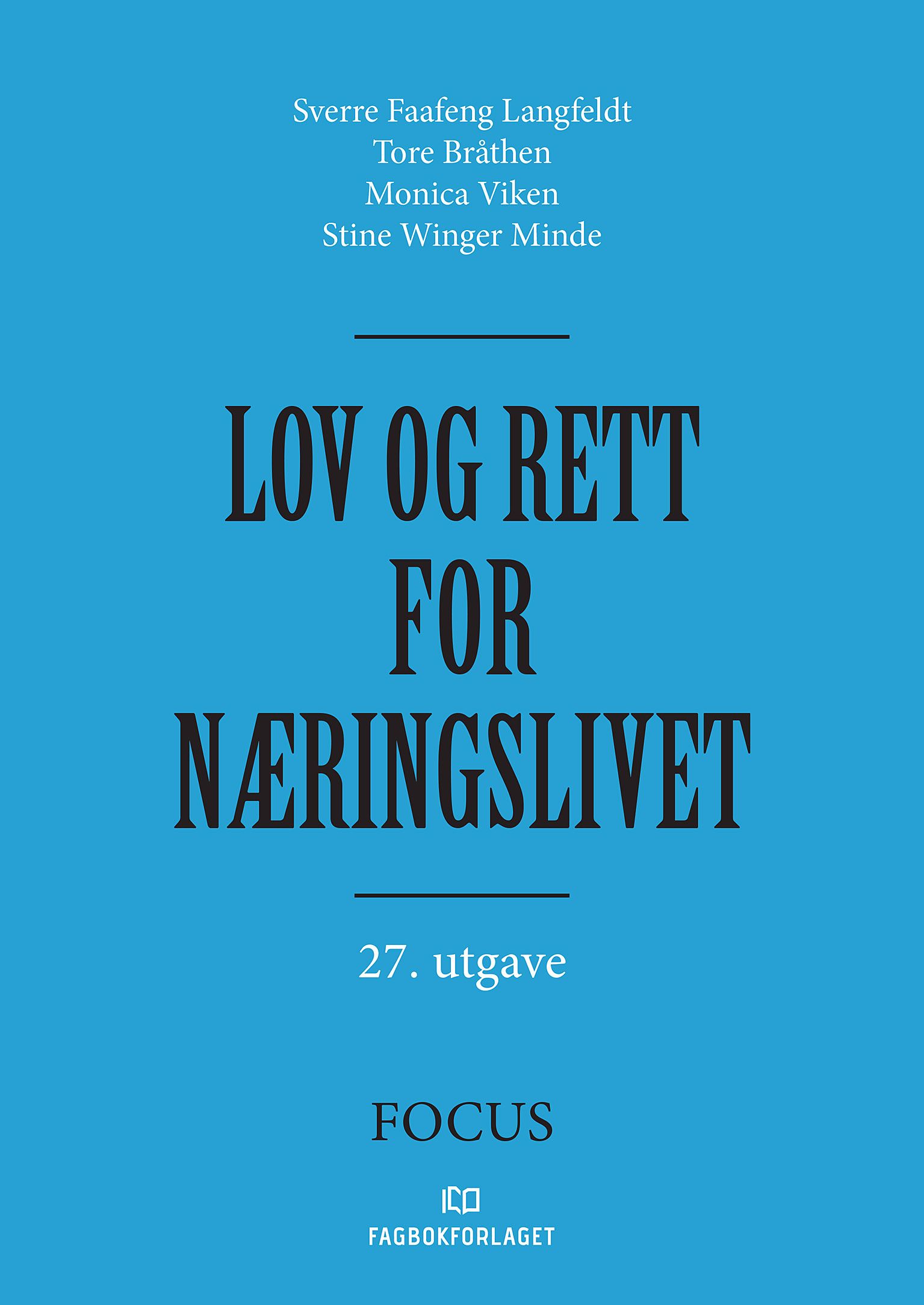 "Lov og rett for næringslivet" av Sverre Faafeng Langfeldt