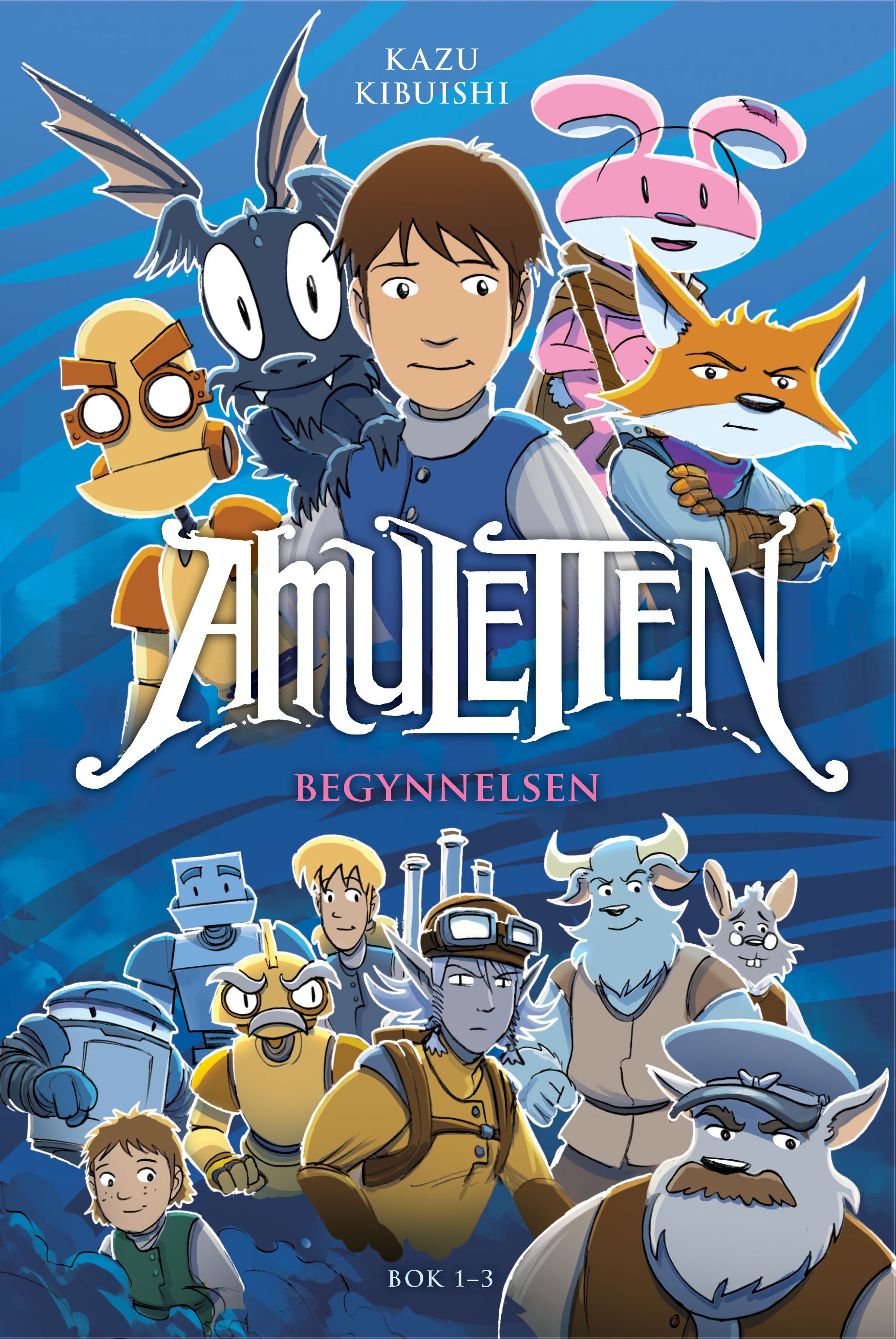 "Amuletten - Bok 1-3" av Kazu Kibuishi