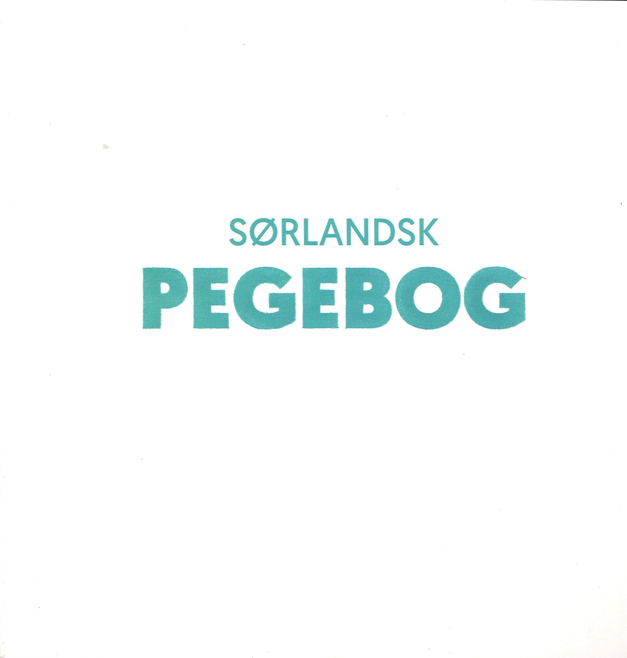 "Sørlandsk pegebog" av Birgitte Kleivset
