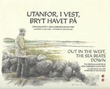 Omslagsbilde av Utanfor, i vest, bryt havet på