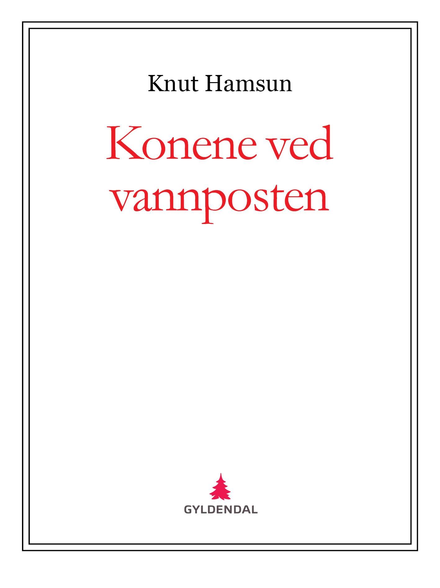 "Konene ved vannposten" av Knut Hamsun