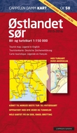 "Østlandet sør - bil- og turistkart = tourist map = Touristenkarte = carte touristique" 