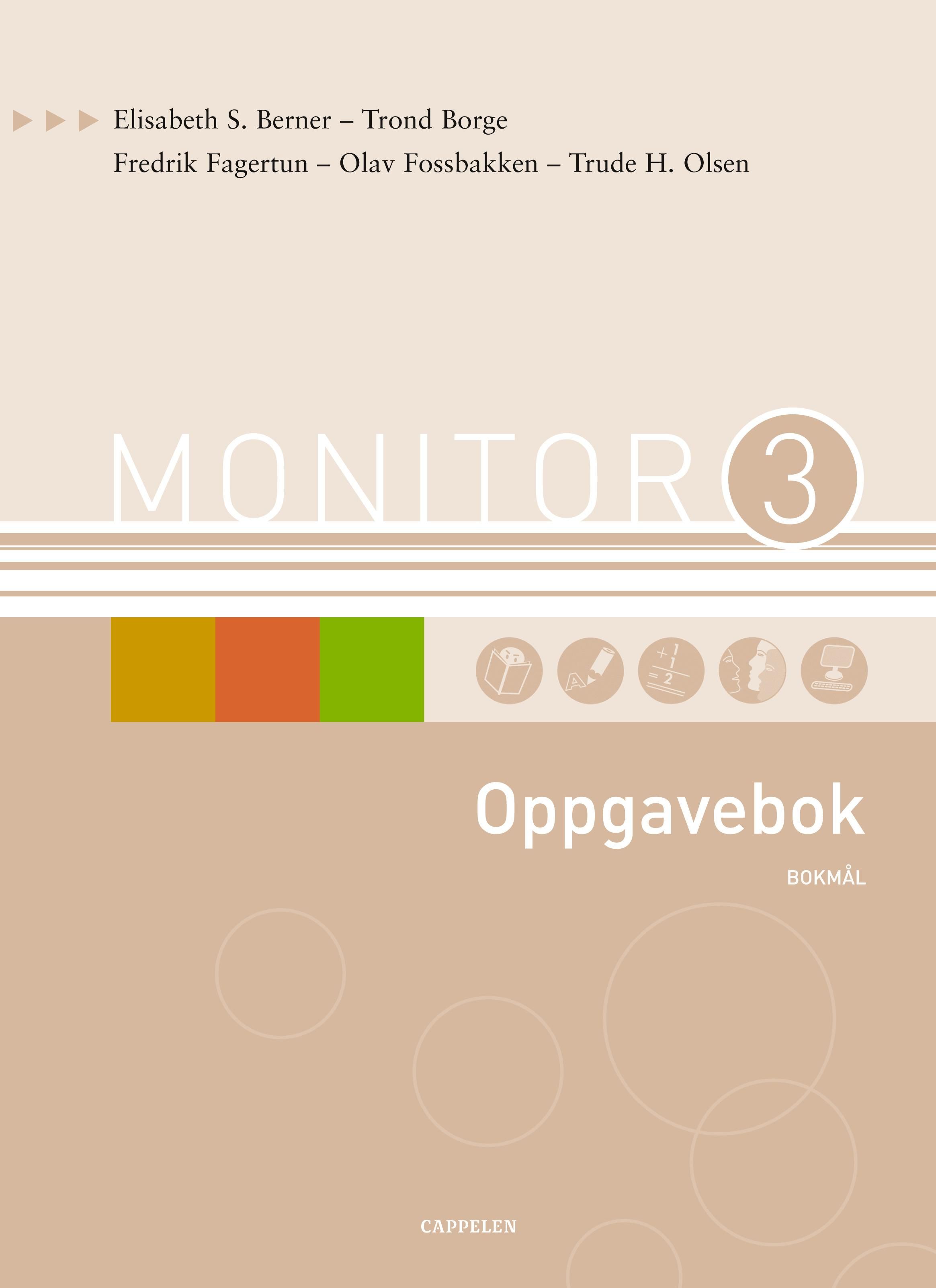 "Monitor 3 - oppgavebok" av Elisabeth S. Berner