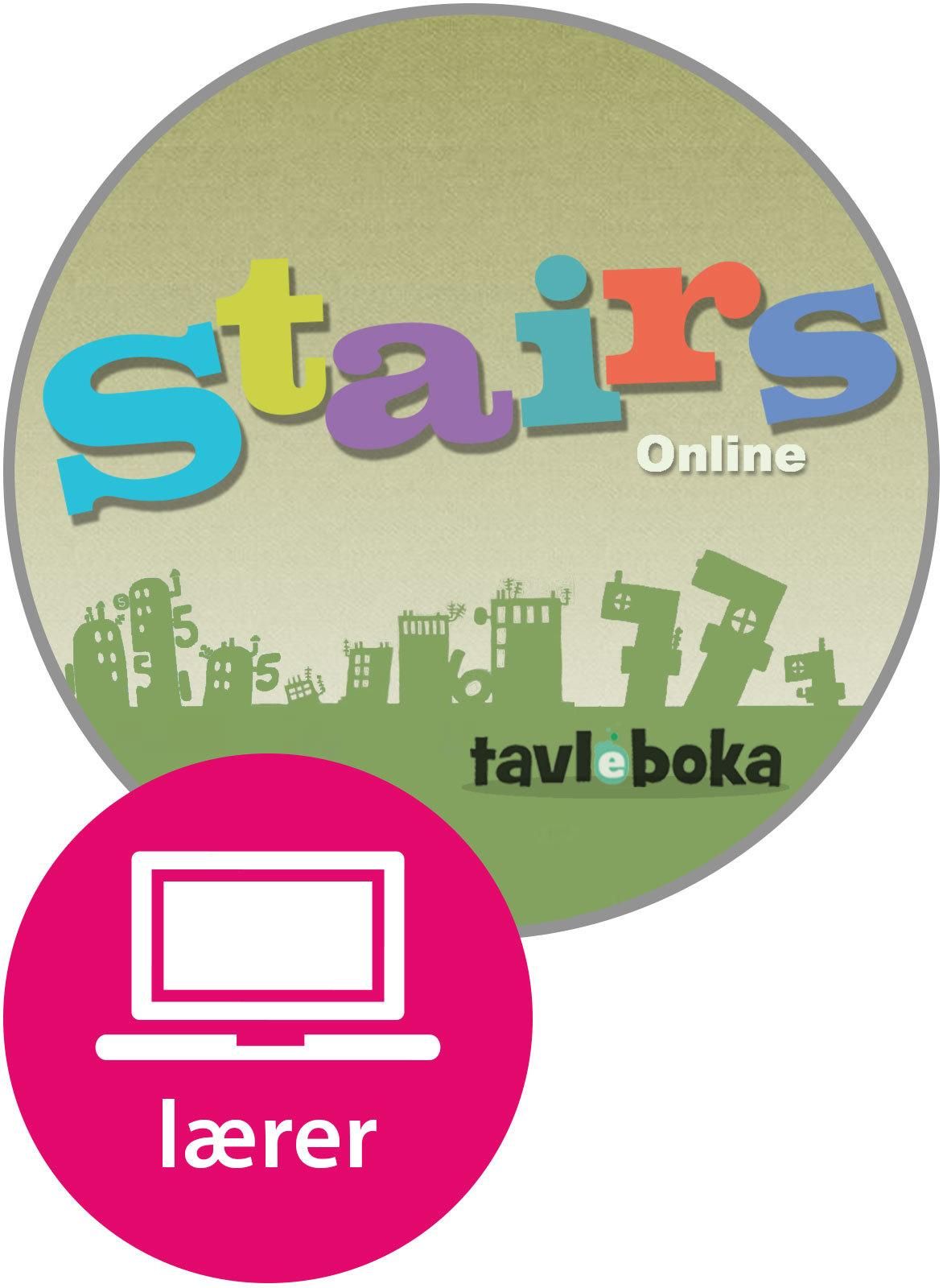 "Stairs 5-7 Online (lærerlisens) med tavlebøker" av Cecilie Solberg