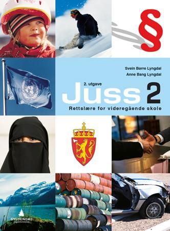 "Juss 2 - Smart bok : lærer : rettslære vg3" av Svein Børre Lyngdal