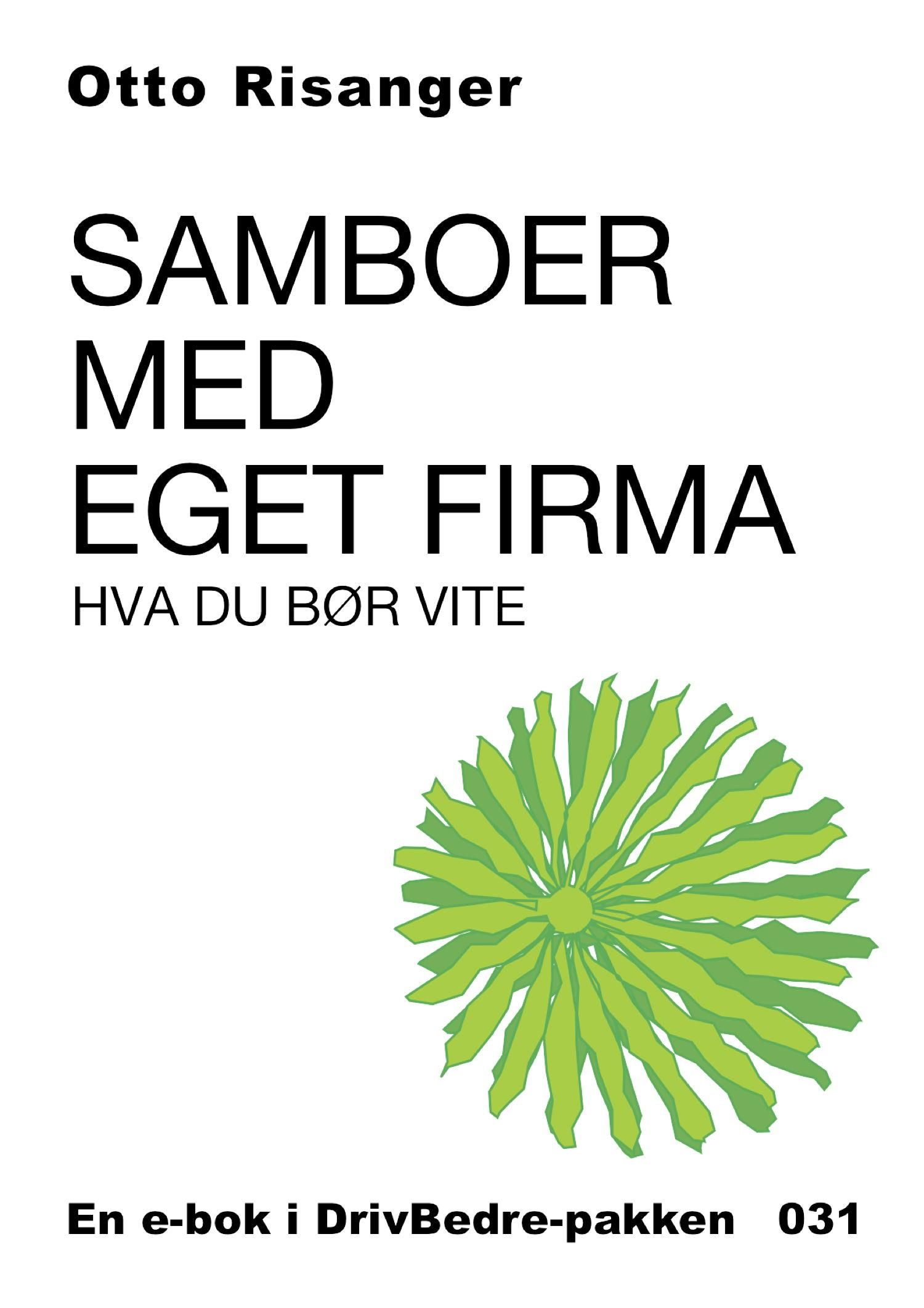 "Samboer med eget firma - hva du bør vite" av Otto Risanger