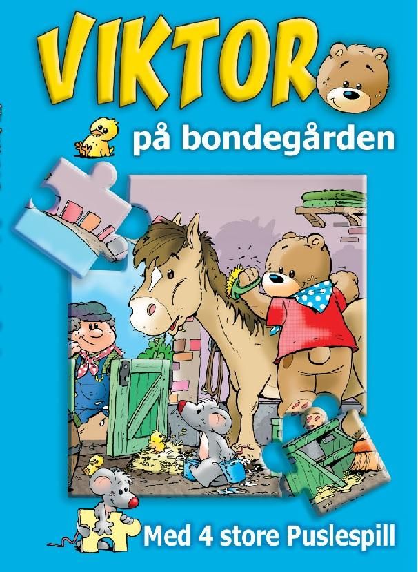 "Viktor på bondegården - med 4 store puslespill" av Jan Ivens