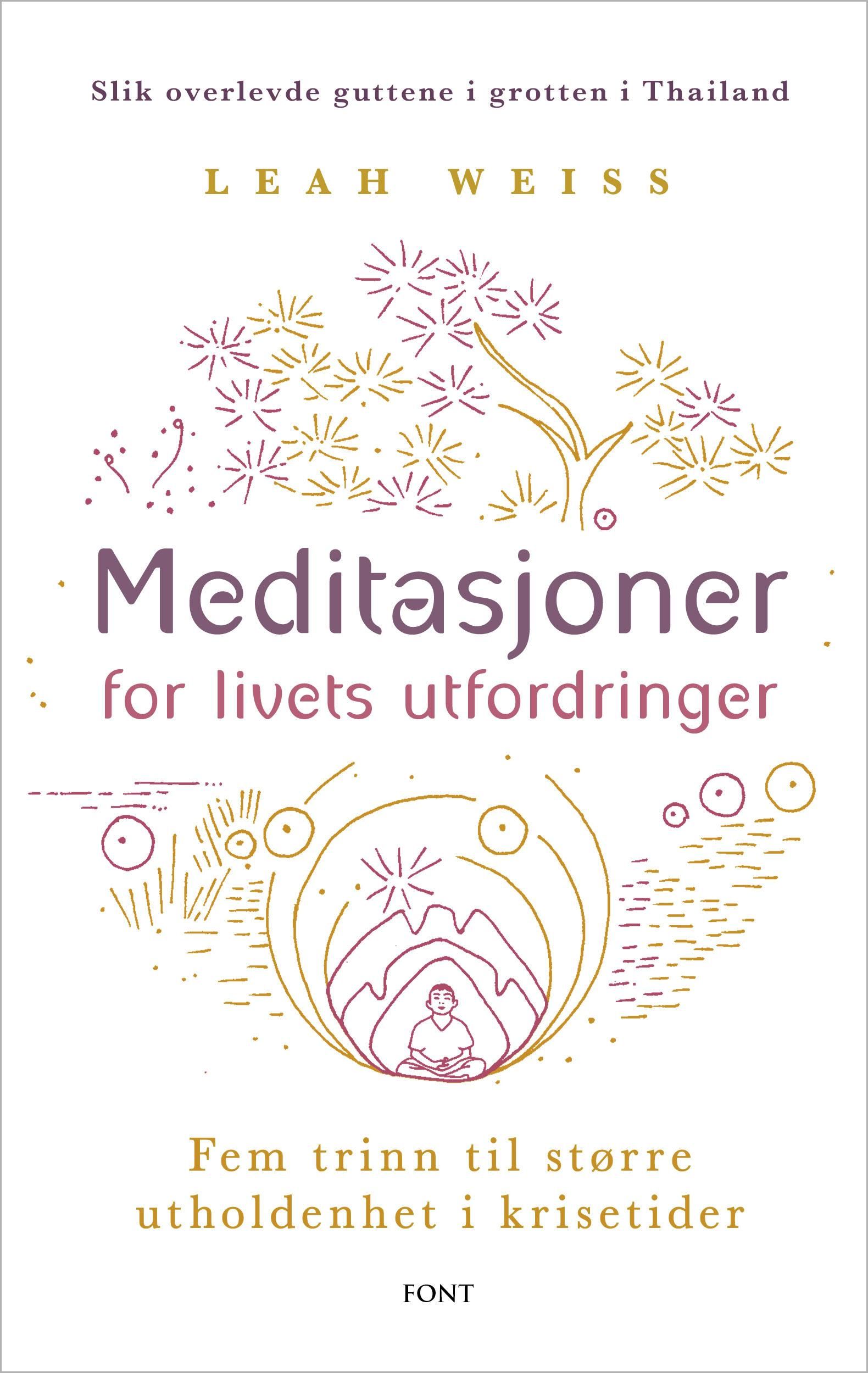 "Meditasjoner for livets utfordringer - fem trinn til større utholdenhet i krisetider" av Leah Weiss