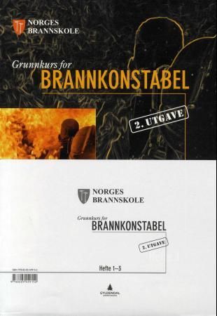 "Grunnkurs for brannkonstabel - hefte 1-3" av Norges brannskole