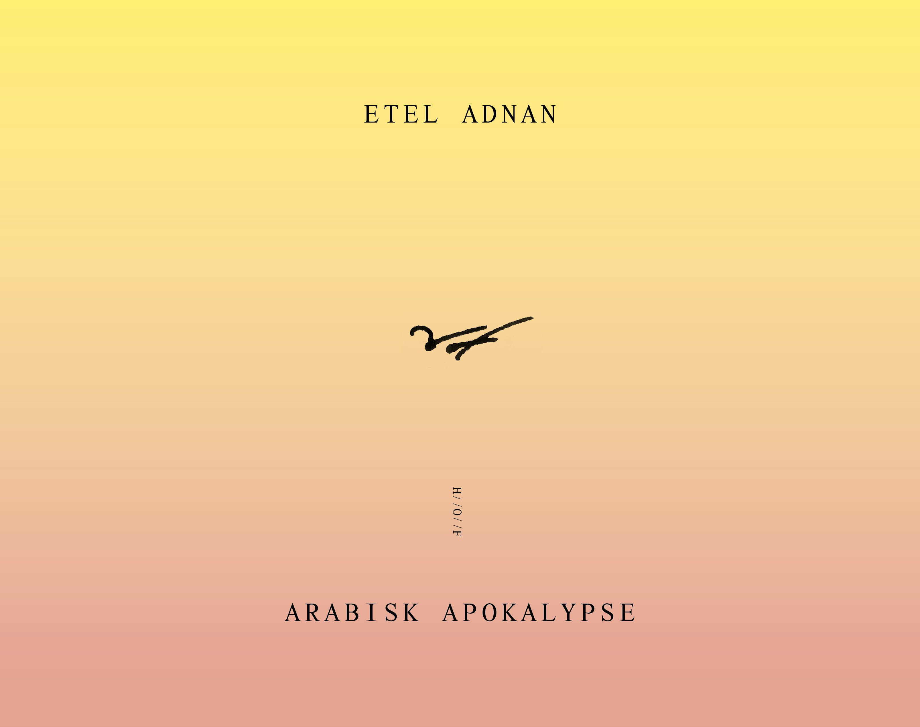 "Arabisk apokalypse" av Etel Adnan