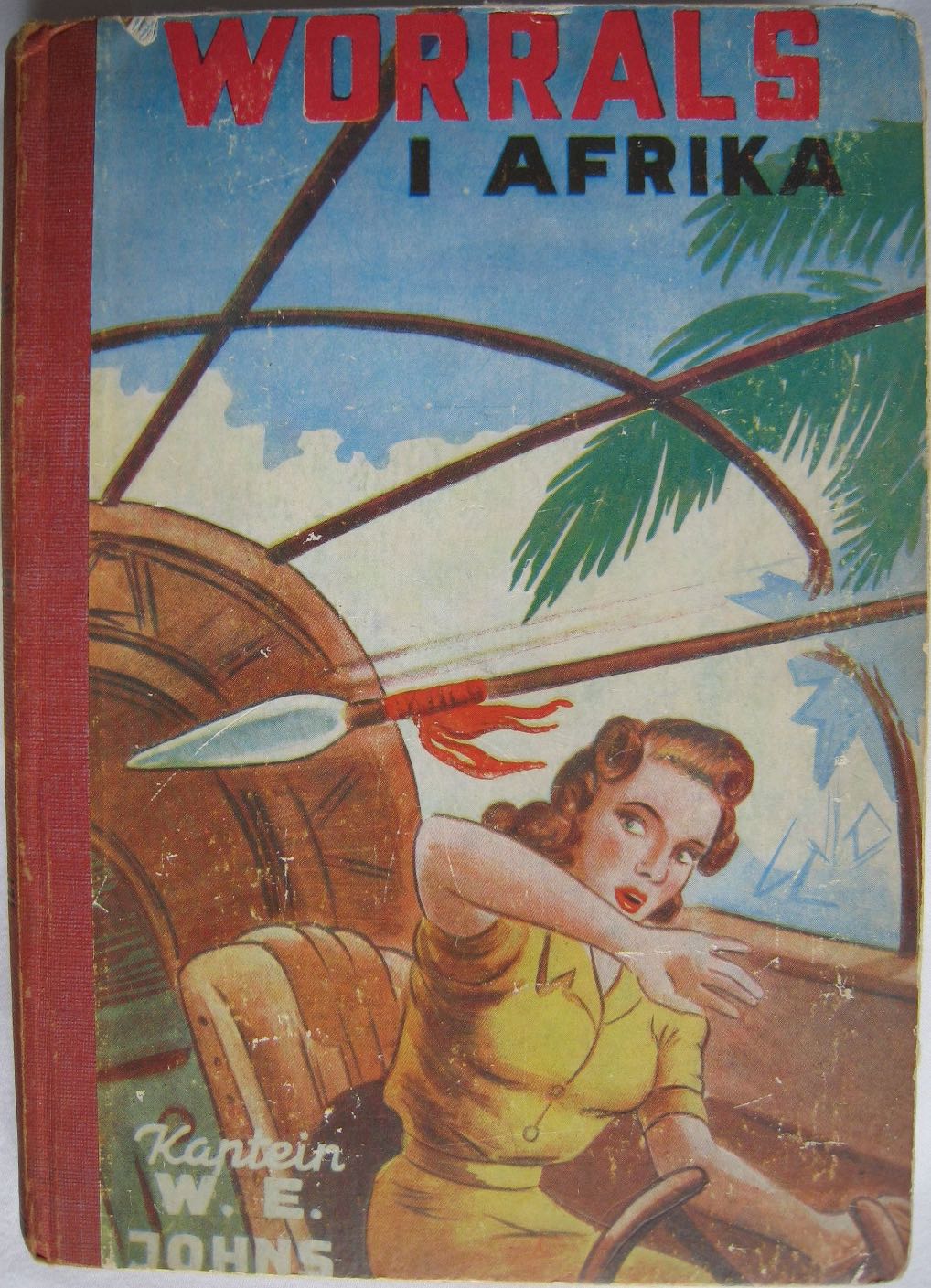 "Worrals i Afrika - Originalens tittel: Worrals in the wild" av W.E. Johns