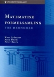Omslagsbilde av Matematisk formelsamling for økonomer