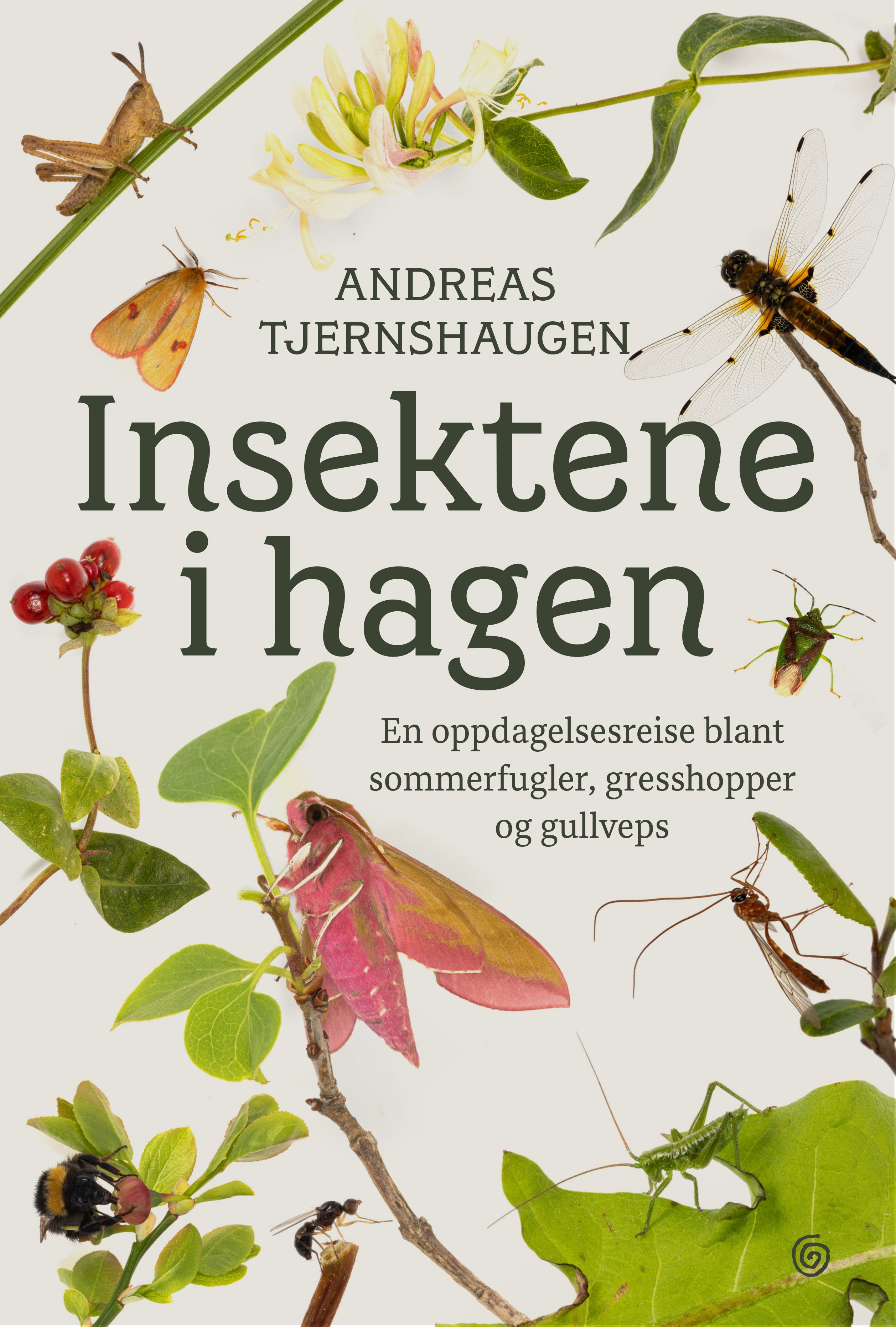 "Insektene i hagen - en oppdagelsesreise blant sommerfugler, gresshopper og gullveps" av Andreas Tjernshaugen
