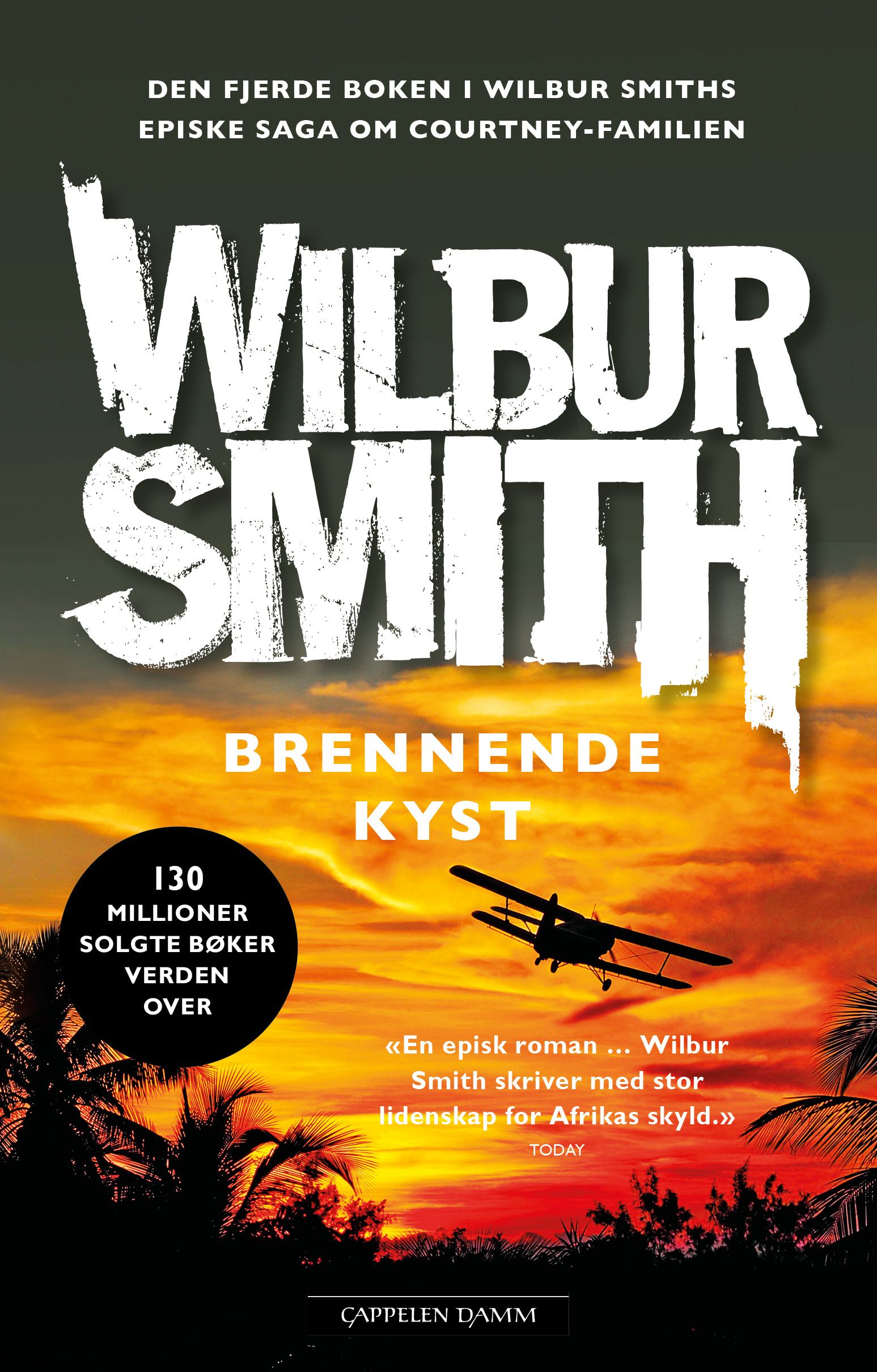 "Brennende kyst" av Wilbur Smith