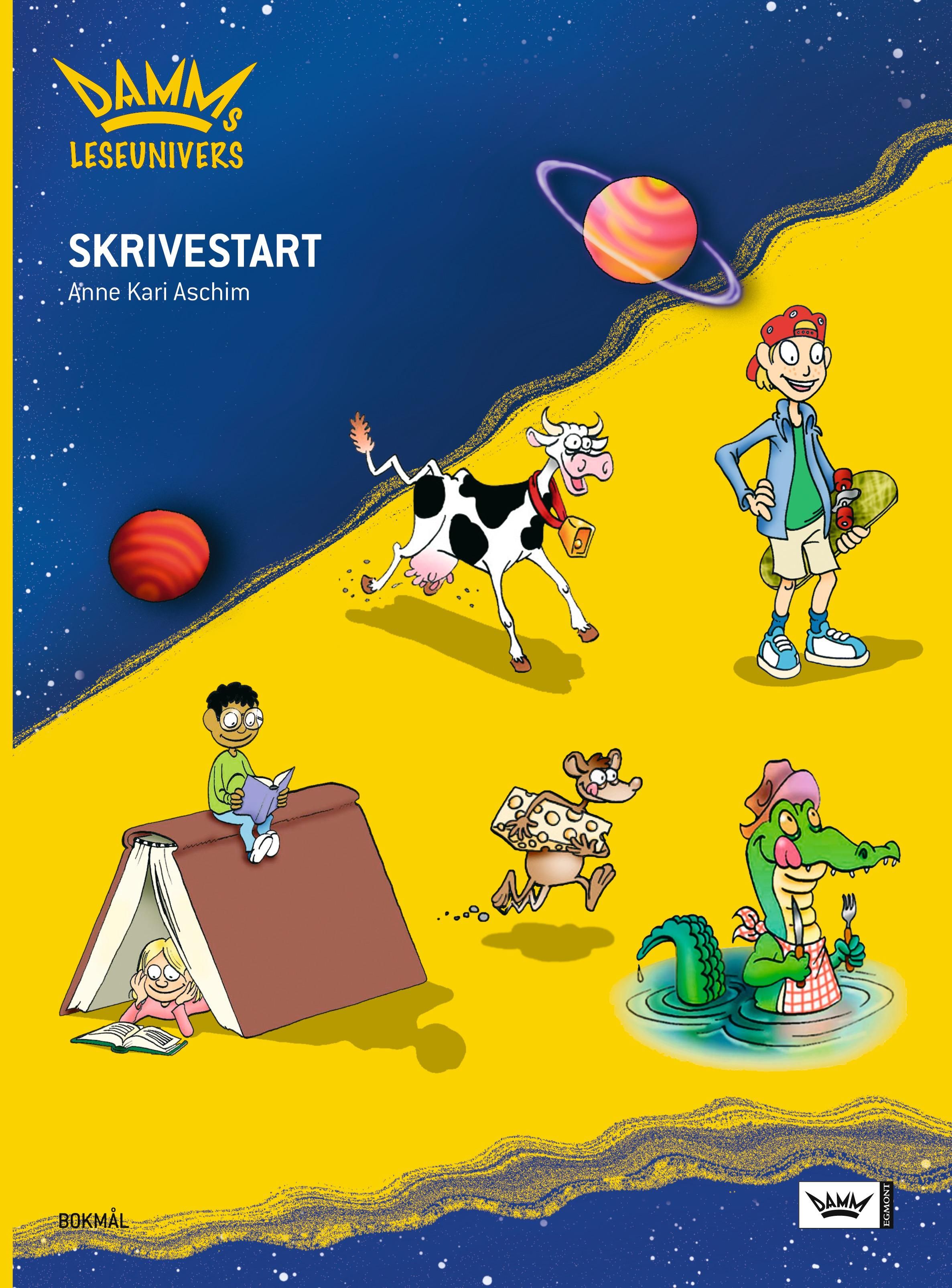 "Damms leseunivers - skrivestart" av Anne Kari Aschim