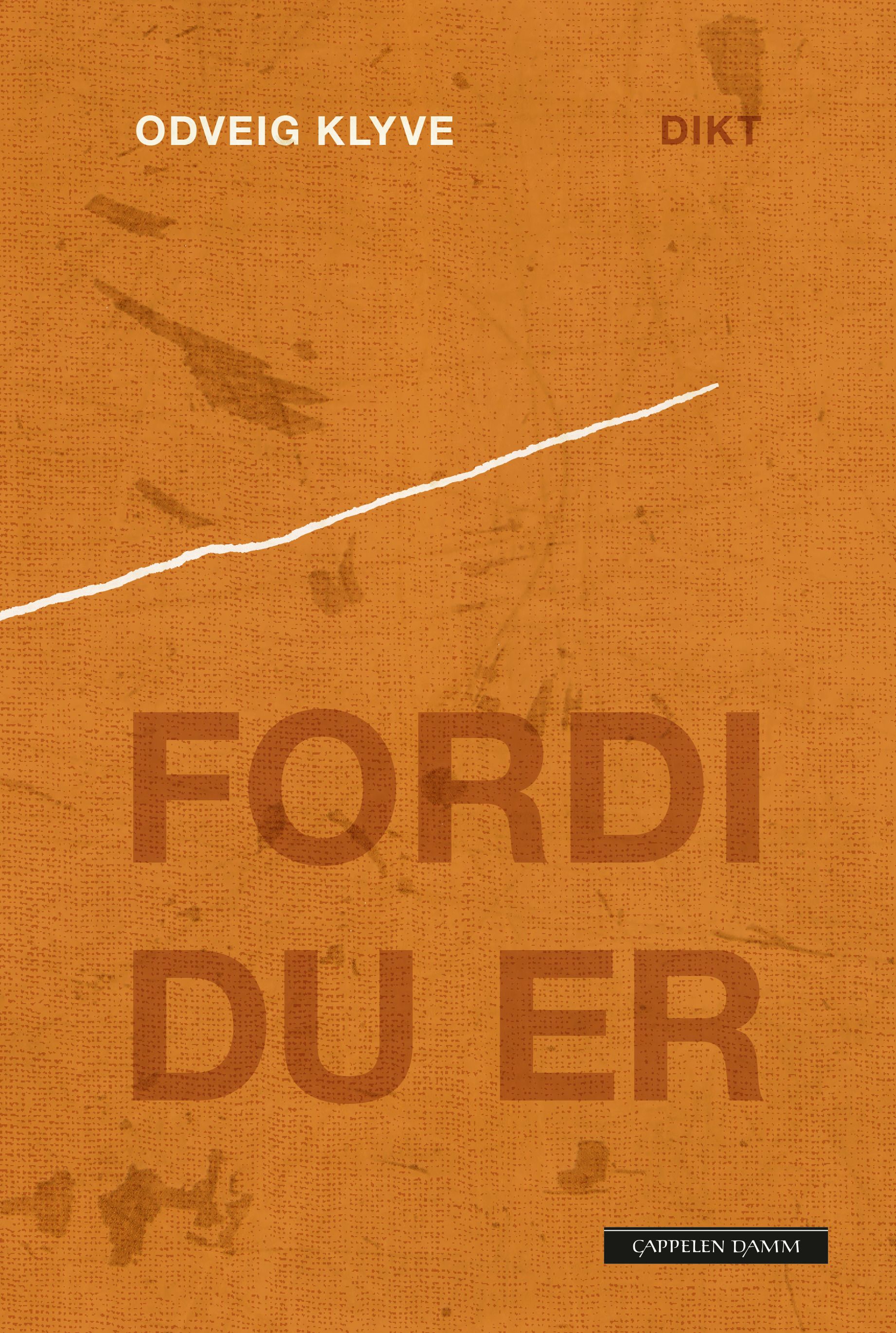 "Fordi du er - dikt" av Odveig Klyve