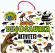 "Superdinosaurer - veske med 3 aktivitetsbøker og 500 klistremerker" av Bodil Sunde