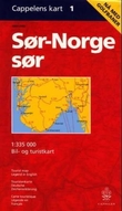 "Sør Norge sør 2002-2003 - bil- og turistkart = tourist map = Touristenkarte = carte touristique" 