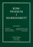"Kompendium i markedsrett" av Sverre Faafeng