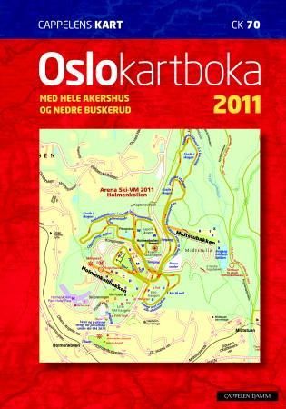 "Oslokartboka 2011 - med hele Akershus og nedre Buskerud : city atlas, Stadtatlas, atlas de ville" 