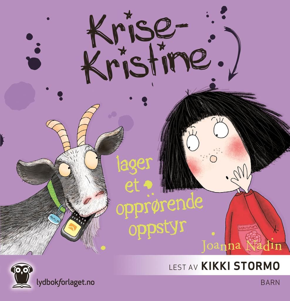 "Krise-Kristine lager et opprørende oppstyr" av Joanna Nadin