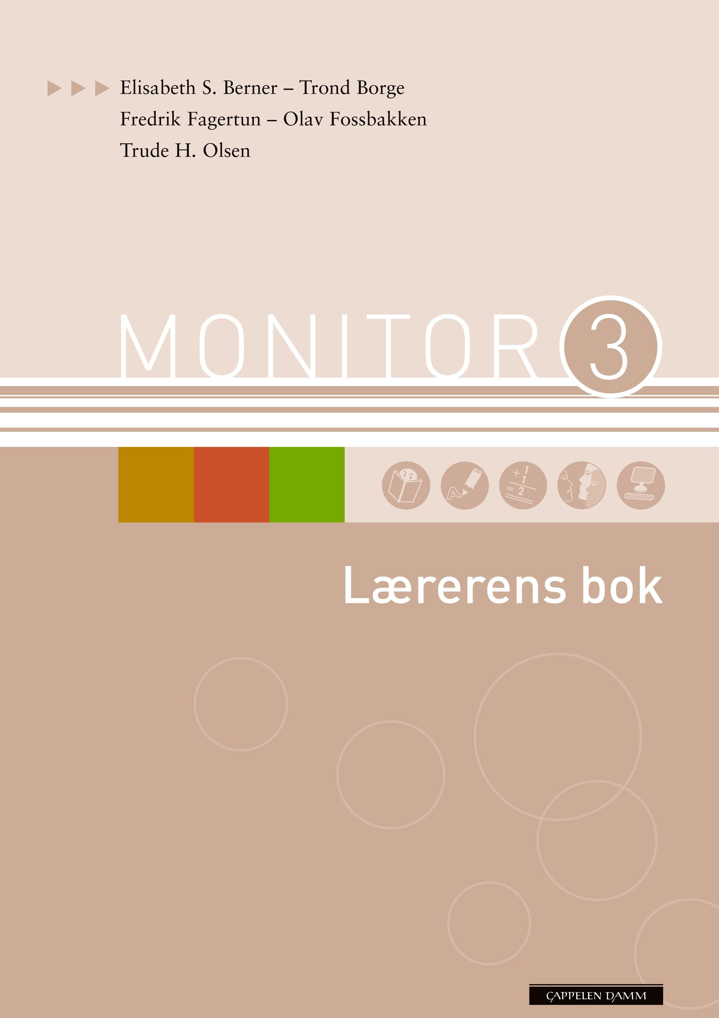 "Monitor 3 - lærerens bok" av Elisabeth S. Berner