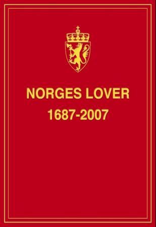 "Norges lover 1687-2007" av Hans Flock