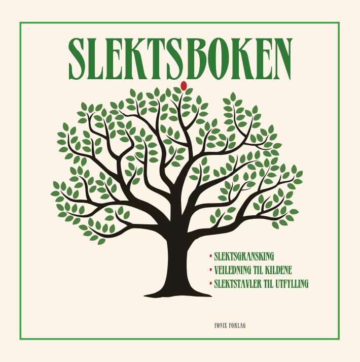 "Slektsboken - slektsgransking, veiledning til kildene, slektstavler til utfylling" av Jan S. Hervig