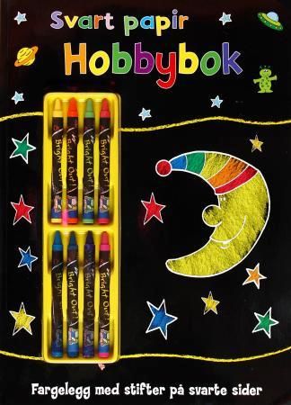 "Hobbybok - svart papir" 