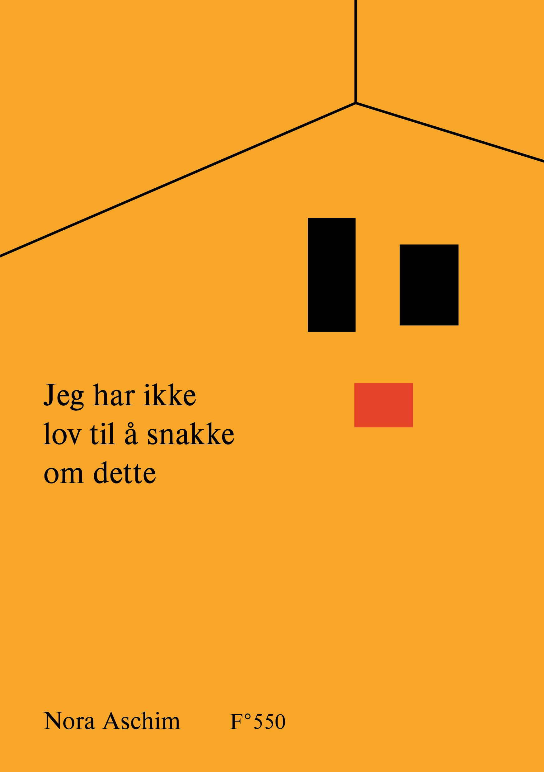 "Jeg har ikke lov til å snakke om dette" av Nora Aschim