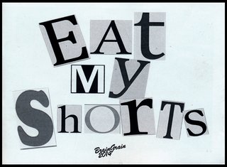 "Eat my shorts BrainGrain 2014" av Remy Eik