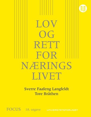 "Lov og rett for næringslivet" av Sverre Faafeng Langfeldt