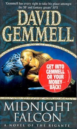 "Midnight falcon a novel of the Rigante" av David A. Gemmell
