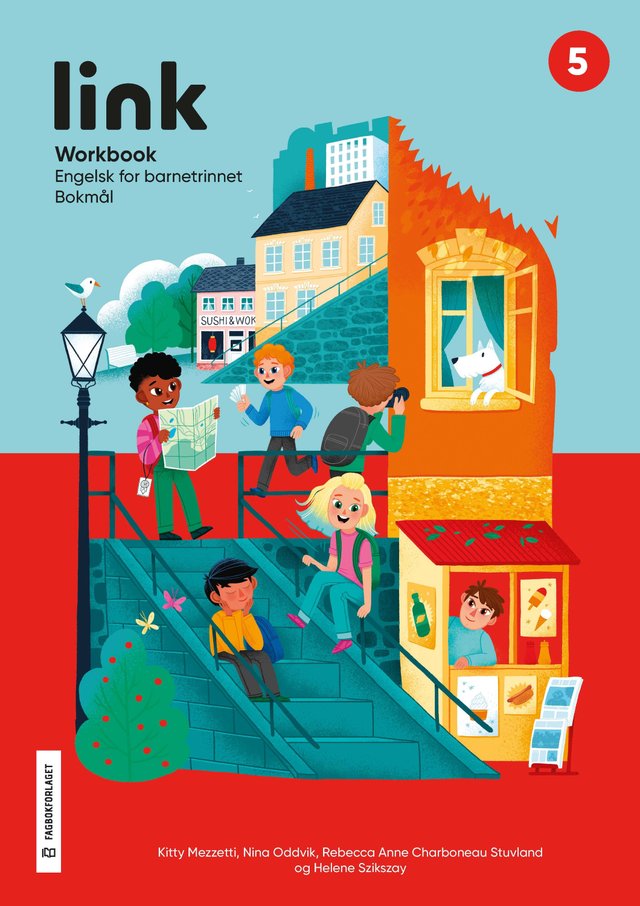 "Link 5 - Workbook : engelsk for barnetrinnet" av Kitty Mezzetti