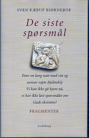 De siste spørsmål - fragmenter